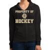 Women's Fitted Jersey Full Zip Hoodie Thumbnail