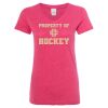 Women’s Glitter V-Neck T-Shirt Thumbnail